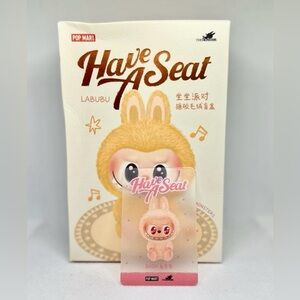 Authentic Popmart Labubu Monsters Have A Seat Vinyl SEALED  box-DADA